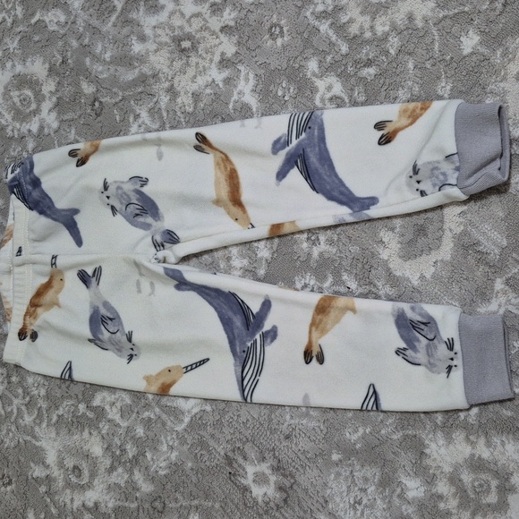 Carters Unisex Nautical Soft Cream and Grey PJS Size 2T - Picture 4 of 4